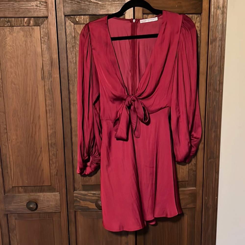 Burgundy Saints and Secrets Dress